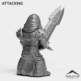 Tabletop Terrain Miniature DK Gnomes Female