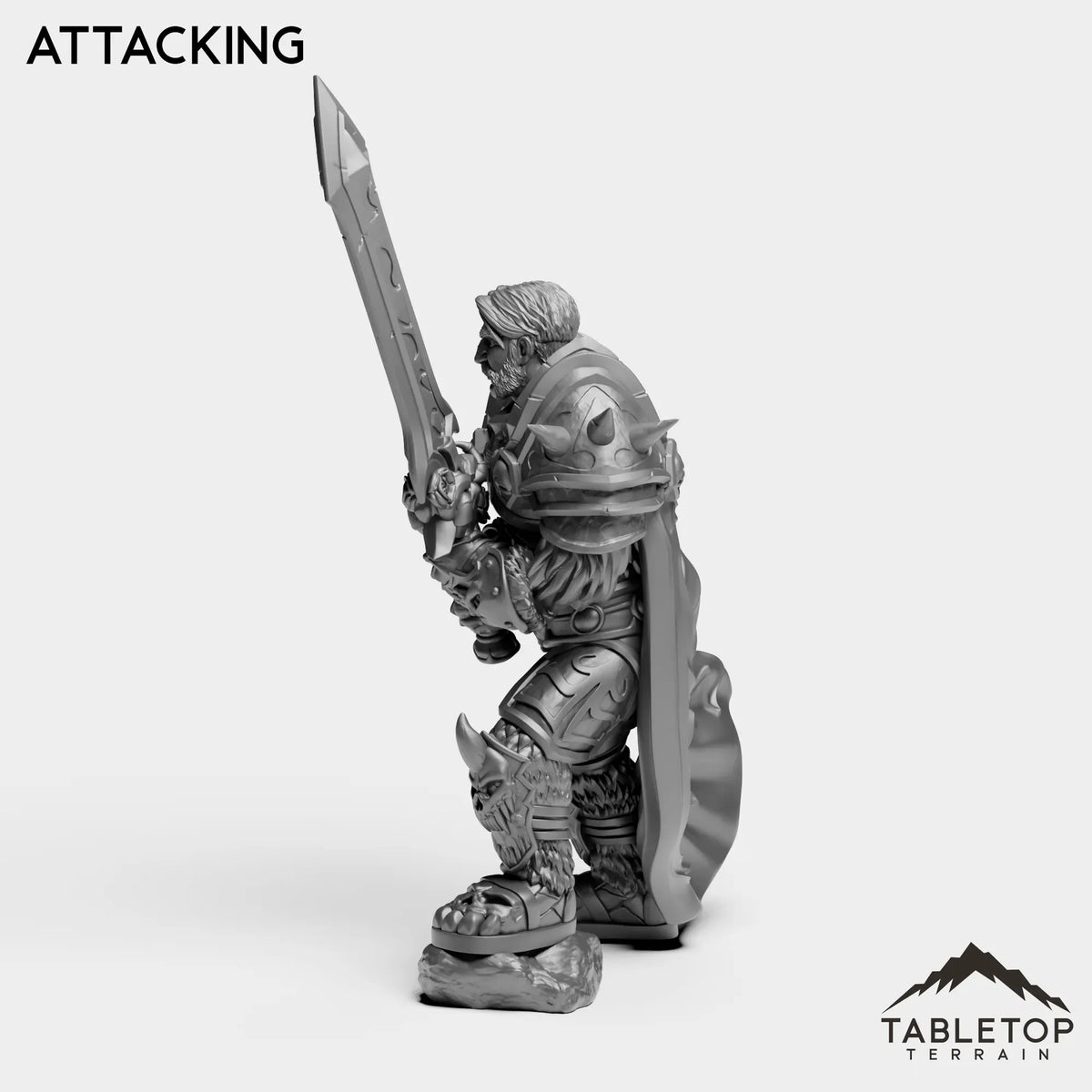 Tabletop Terrain Miniature DK Horseman King