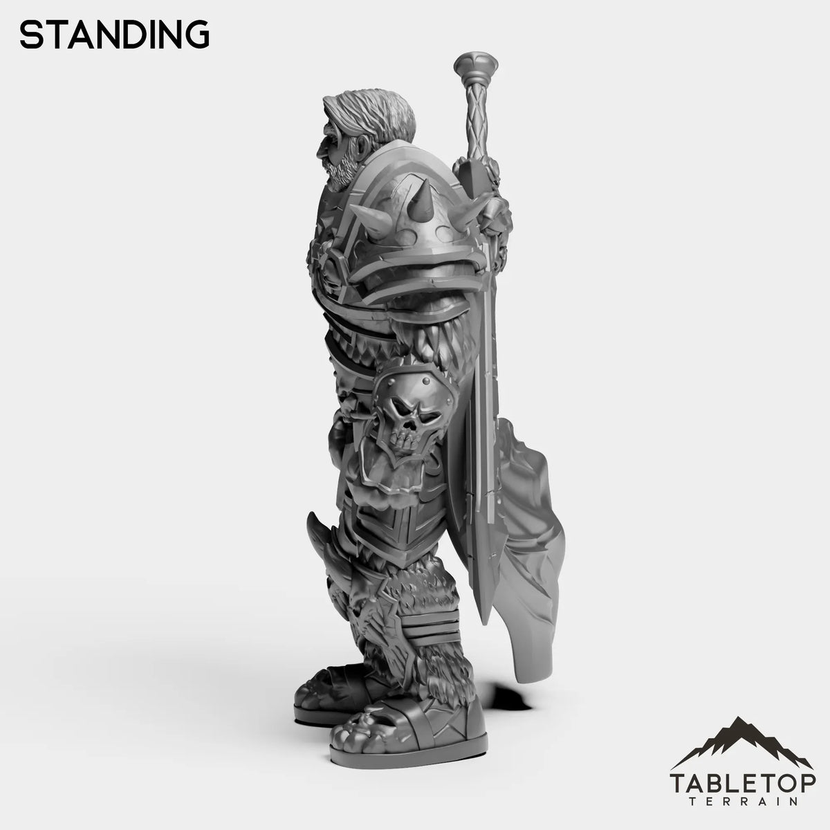 Tabletop Terrain Miniature DK Horseman King
