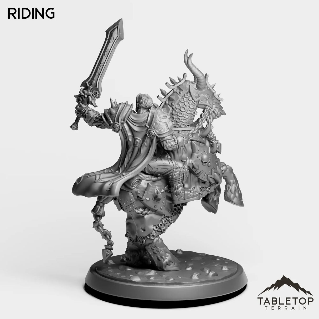 Tabletop Terrain Miniature DK Horseman King
