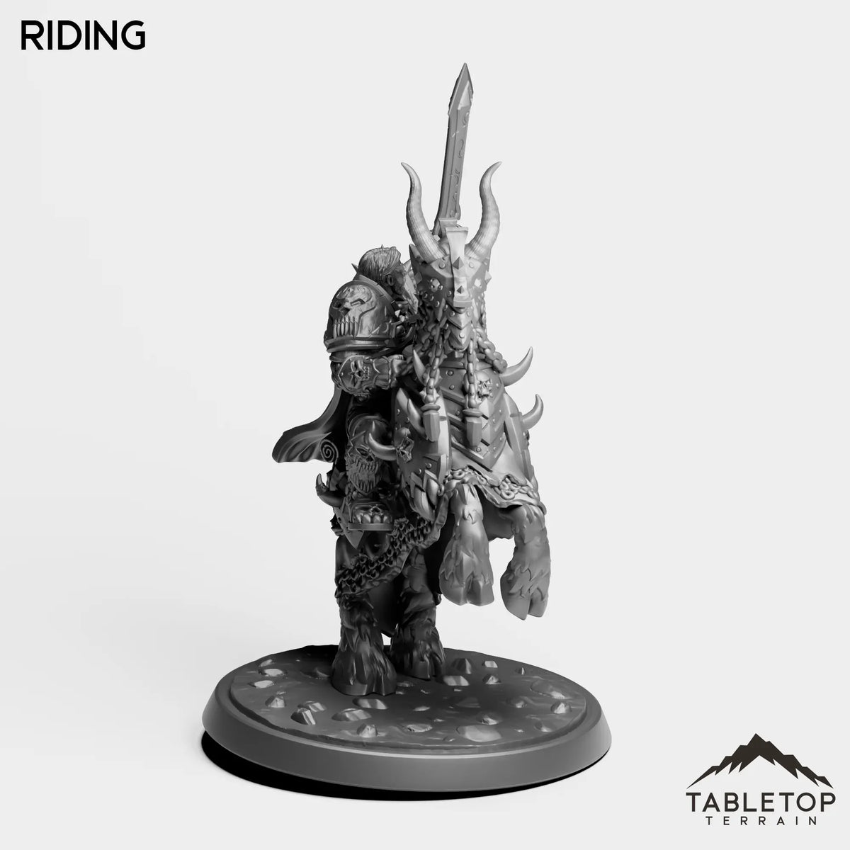 Tabletop Terrain Miniature DK Horseman King