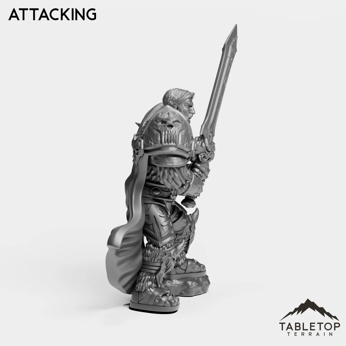 Tabletop Terrain Miniature DK Horseman King