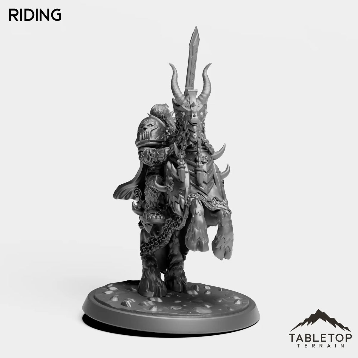 Tabletop Terrain Miniature DK Horseman King