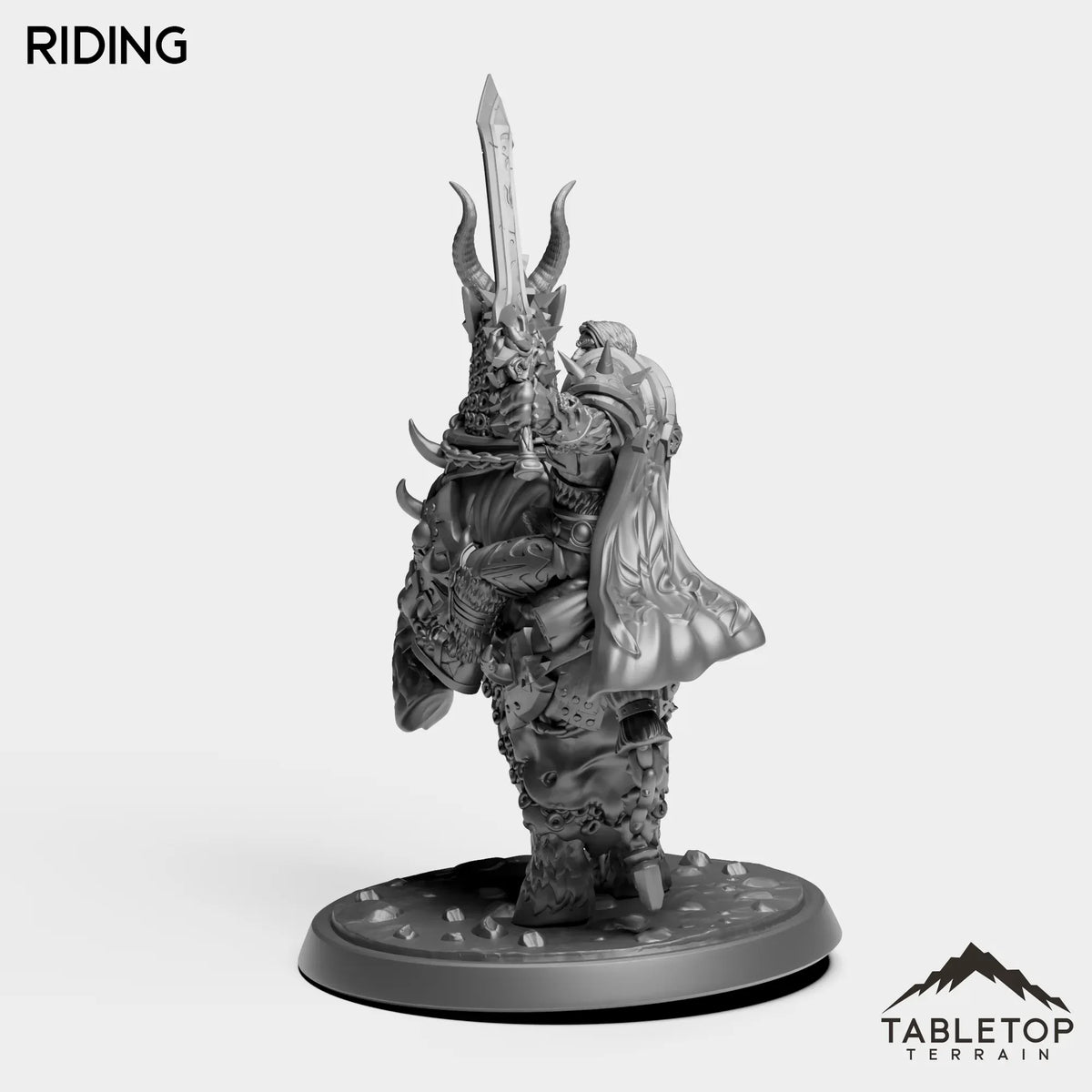 Tabletop Terrain Miniature DK Horseman King
