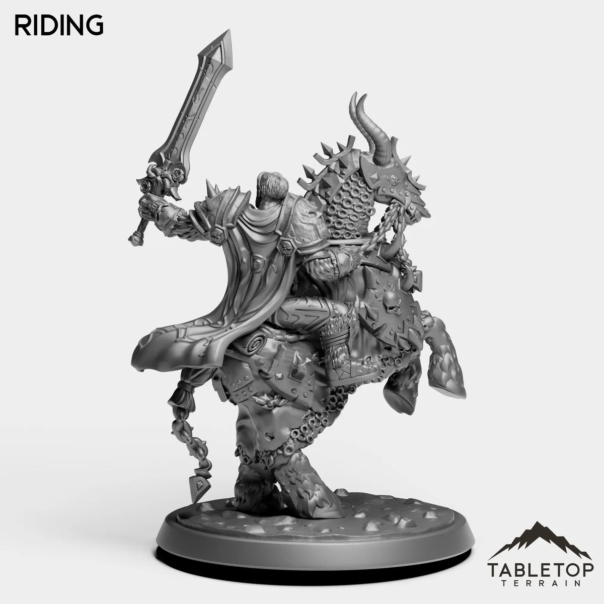 Tabletop Terrain Miniature DK Horseman King