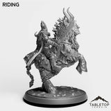 Tabletop Terrain Miniature DK Horseman Leader