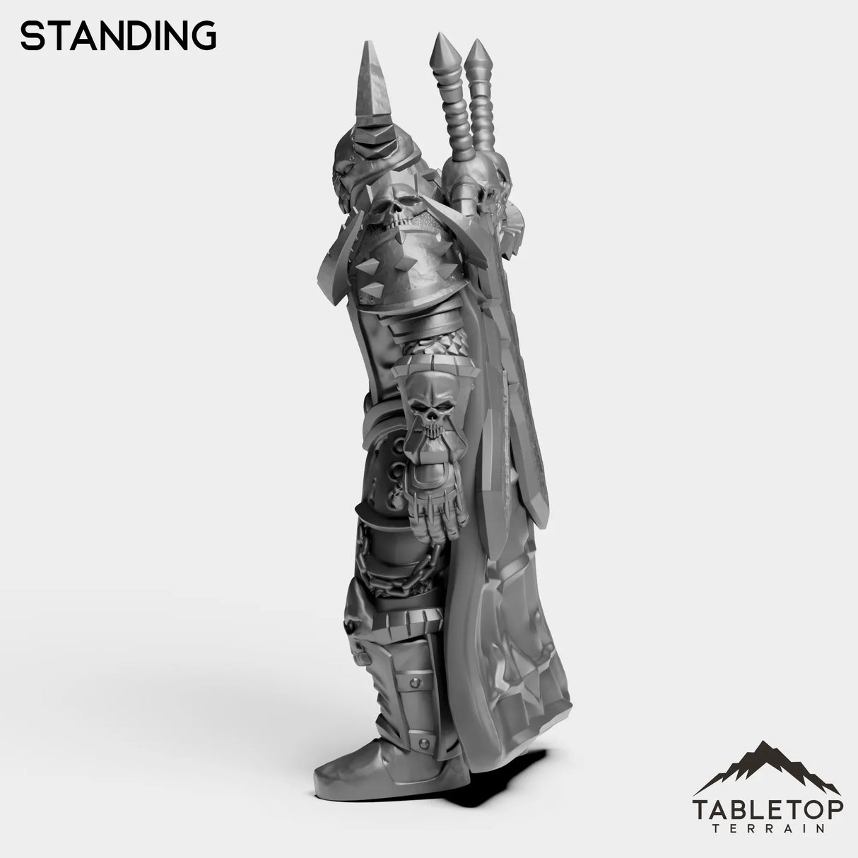 Tabletop Terrain Miniature DK Horseman Leader