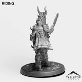 Tabletop Terrain Miniature DK Horseman Leader