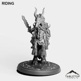 Tabletop Terrain Miniature DK Horseman Leader
