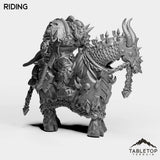 Tabletop Terrain Miniature DK Horseman Orc