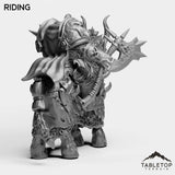 Tabletop Terrain Miniature DK Horseman Orc