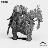 Tabletop Terrain Miniature DK Horseman Orc