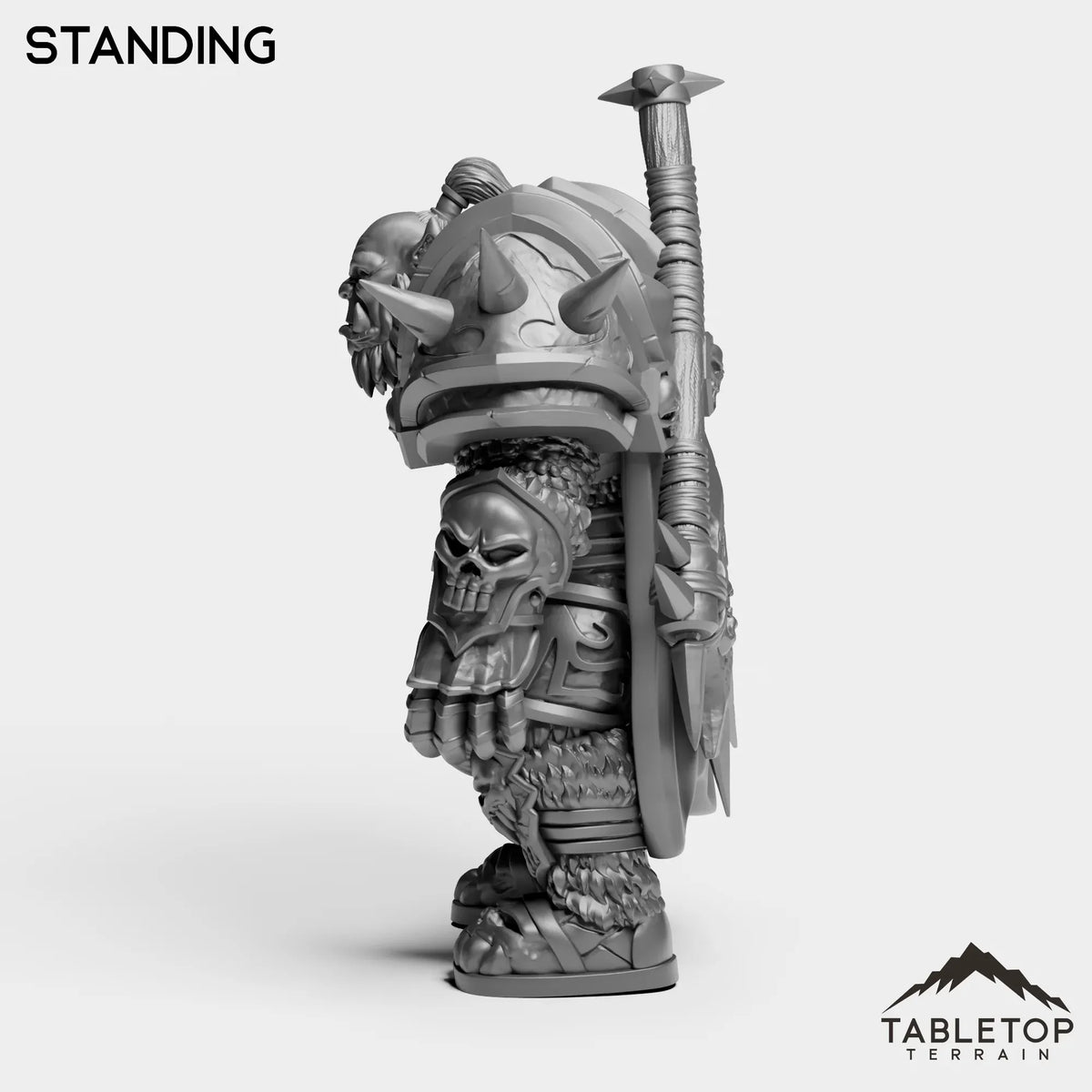 Tabletop Terrain Miniature DK Horseman Orc