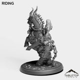 Tabletop Terrain Miniature DK Horseman Priestess