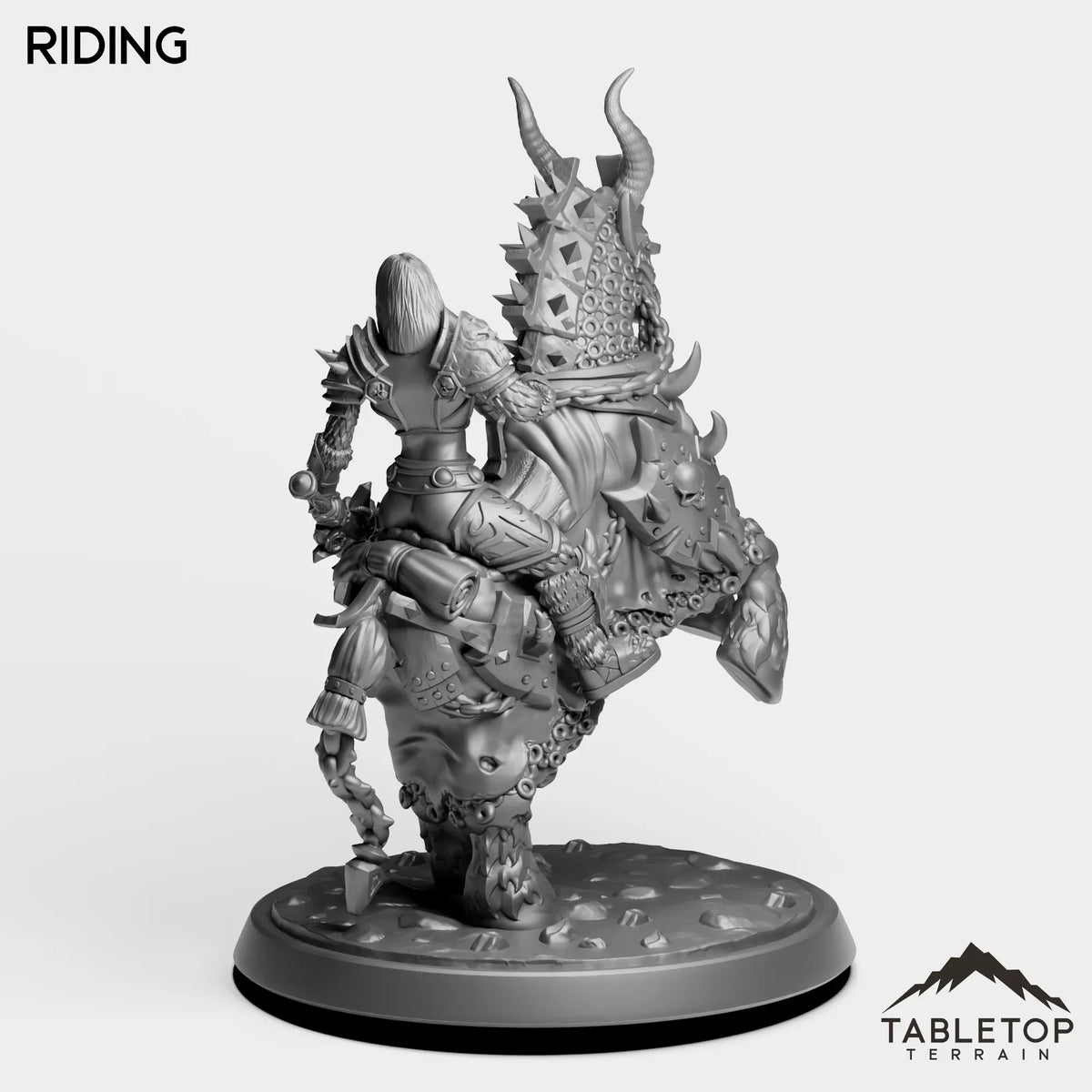 Tabletop Terrain Miniature DK Horseman Priestess