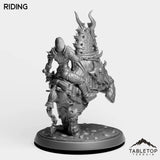 Tabletop Terrain Miniature DK Horseman Priestess