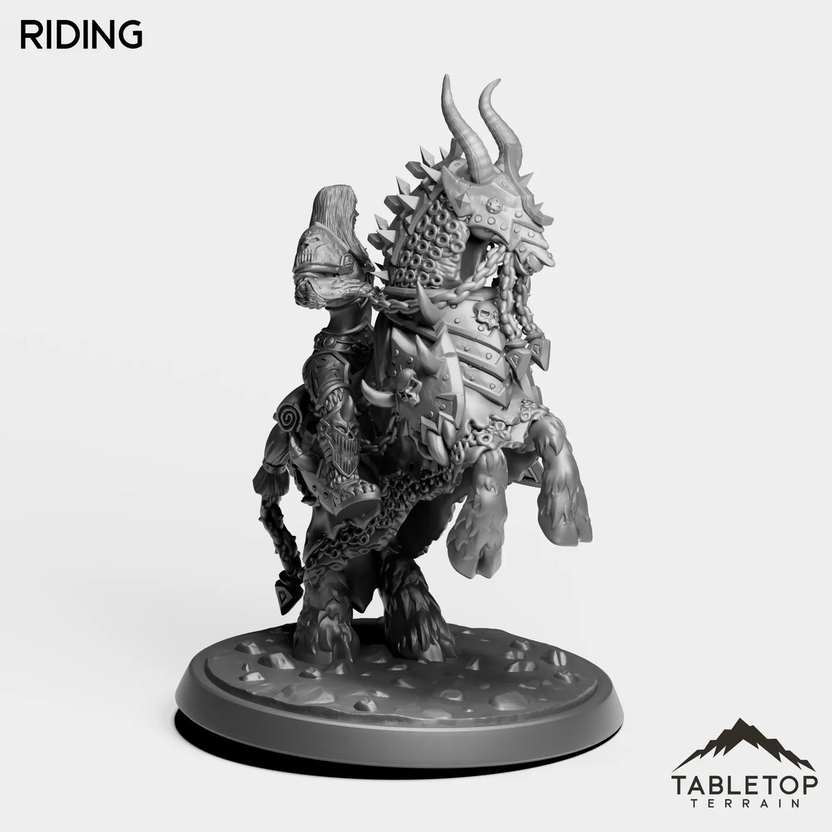 Tabletop Terrain Miniature DK Horseman Priestess