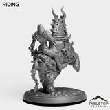 Tabletop Terrain Miniature DK Horseman Priestess