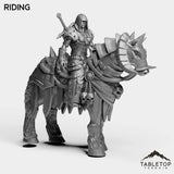 Tabletop Terrain Miniature DK Human Female