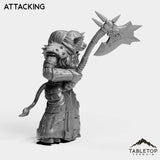 Tabletop Terrain Miniature DK Minotaur Female