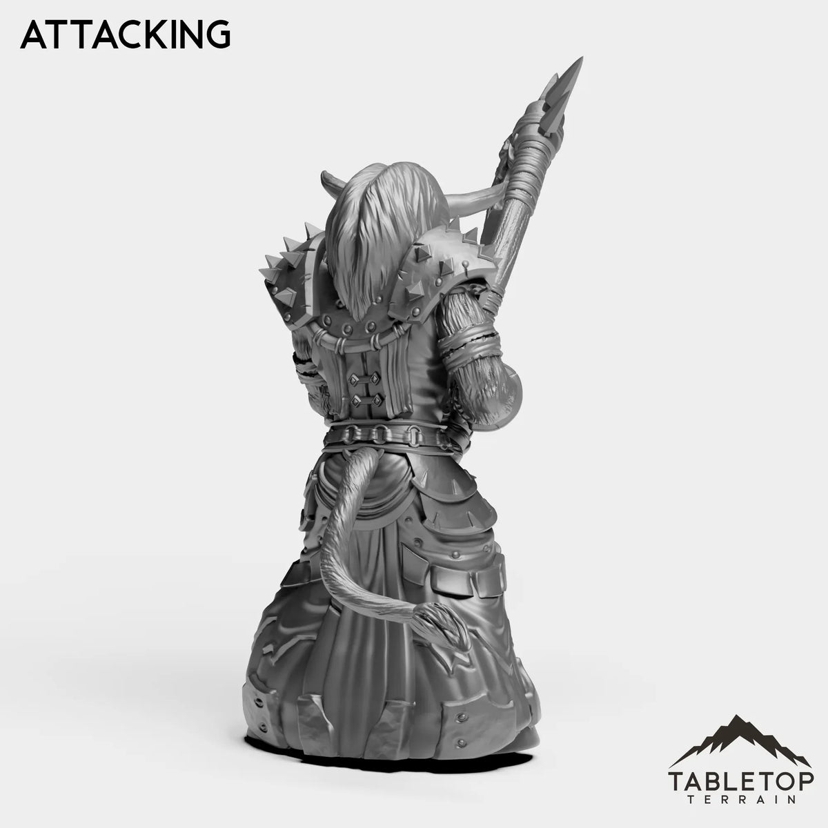 Tabletop Terrain Miniature DK Minotaur Female
