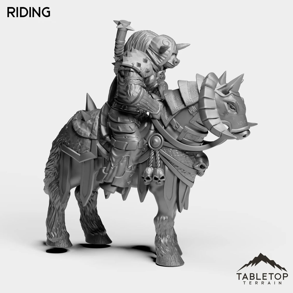 Tabletop Terrain Miniature DK Minotaur Female