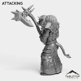 Tabletop Terrain Miniature DK Minotaur Female