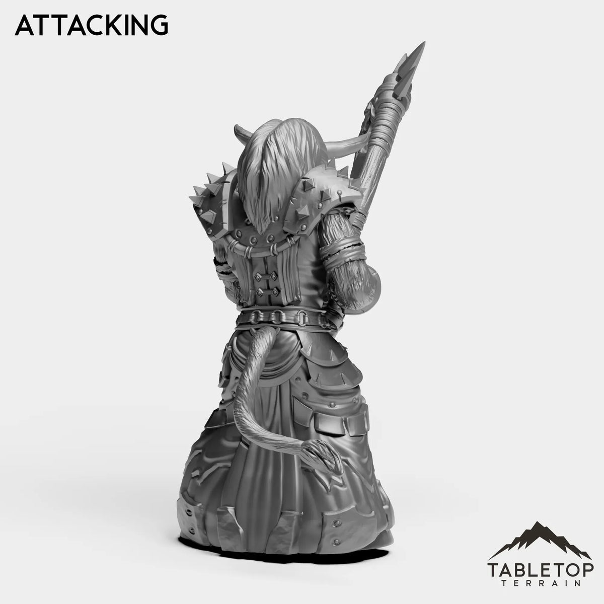 Tabletop Terrain Miniature DK Minotaurs Female