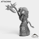 Tabletop Terrain Miniature DK Minotaurs Female