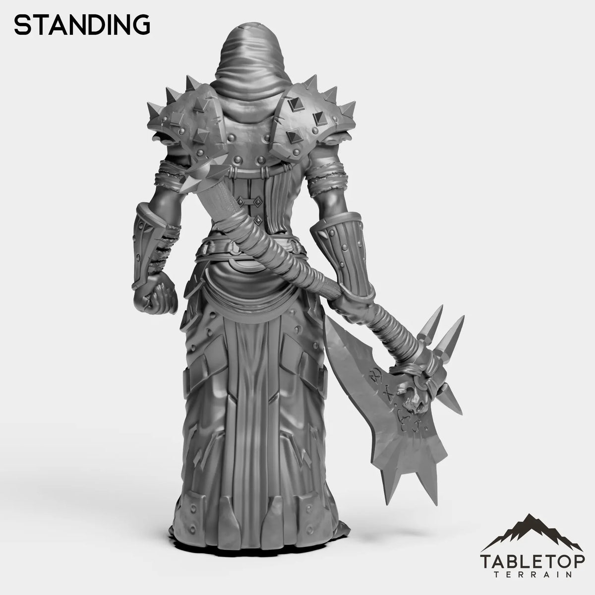 Tabletop Terrain Miniature DK Orc Female