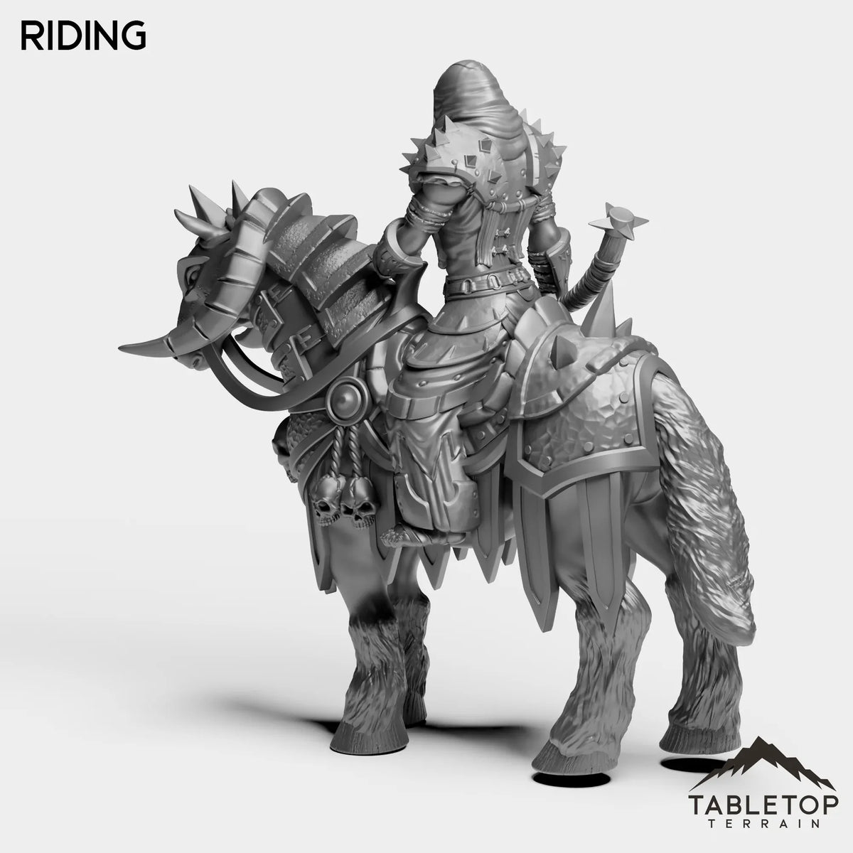 Tabletop Terrain Miniature DK Orc Female