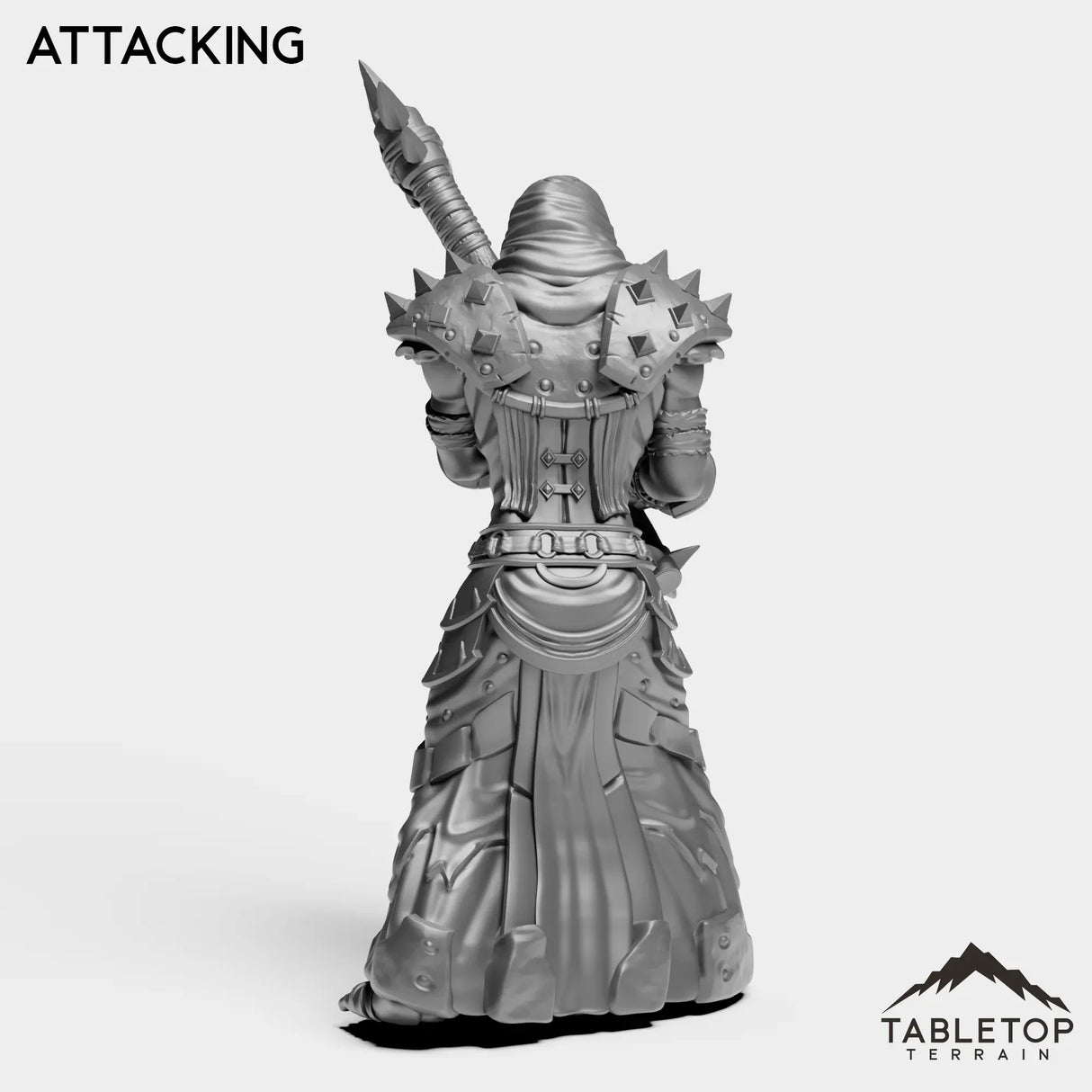 Tabletop Terrain Miniature DK Orc Female