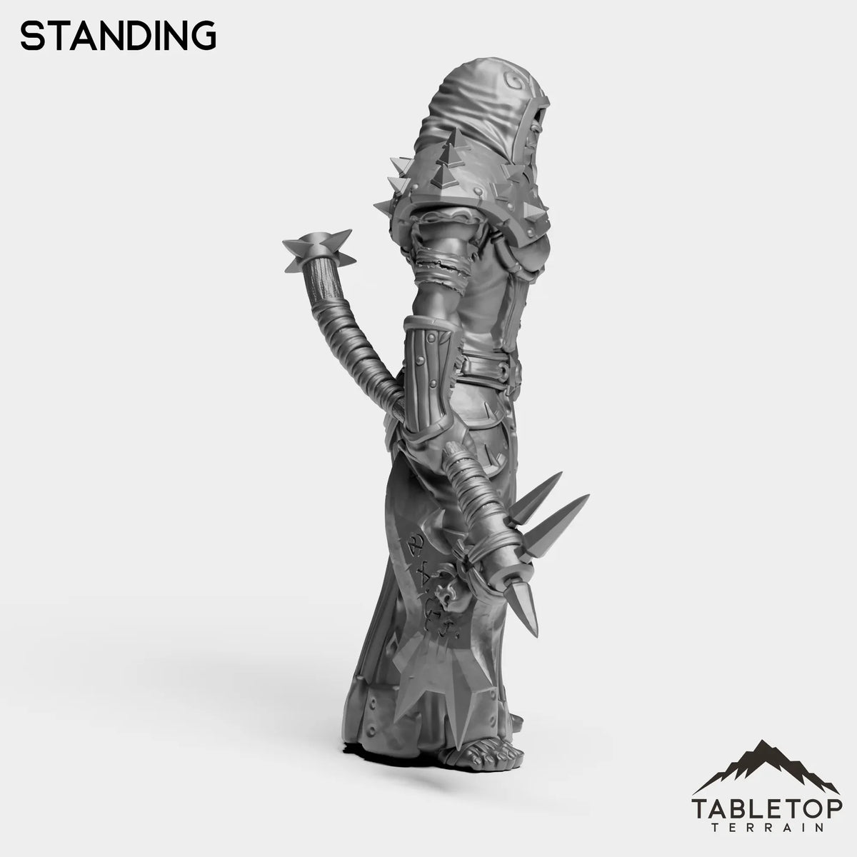 Tabletop Terrain Miniature DK Orc Female