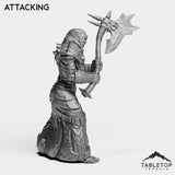 Tabletop Terrain Miniature DK Orc Female