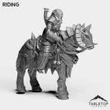 Tabletop Terrain Miniature DK Troll Female