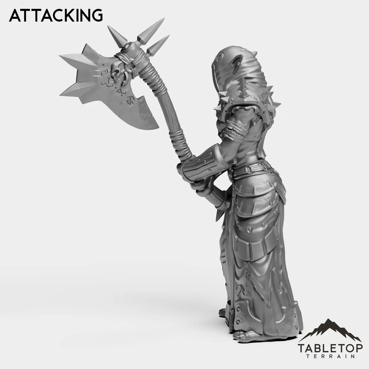 Tabletop Terrain Miniature DK Troll Female