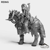 Tabletop Terrain Miniature DK Troll Female