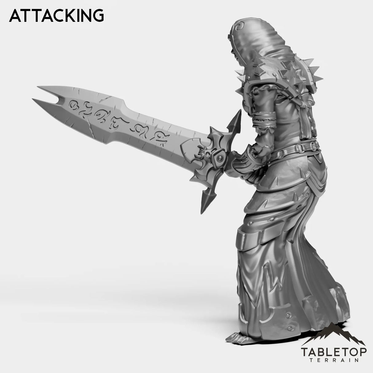 Tabletop Terrain Miniature DK Undead Female