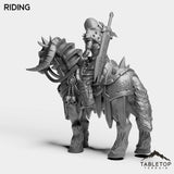 Tabletop Terrain Miniature DK Undead Female