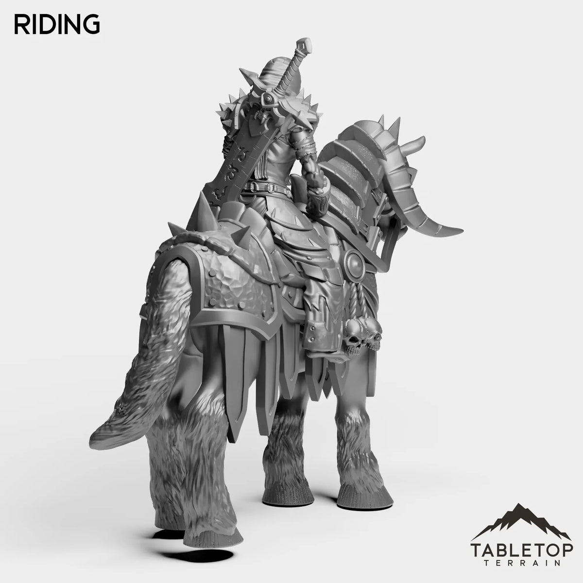 Tabletop Terrain Miniature DK Undead Female
