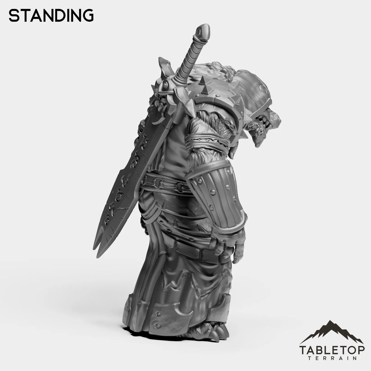 Tabletop Terrain Miniature DK Werewolf