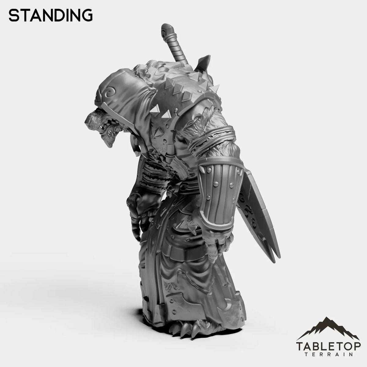 Tabletop Terrain Miniature DK Werewolf