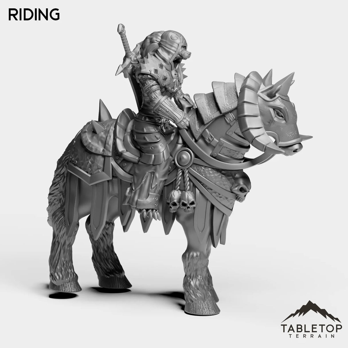 Tabletop Terrain Miniature DK Werewolf Female
