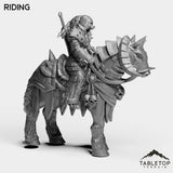Tabletop Terrain Miniature DK Werewolf Female