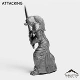 Tabletop Terrain Miniature DK Werewolf Female