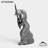 Tabletop Terrain Miniature DK Werewolf Female