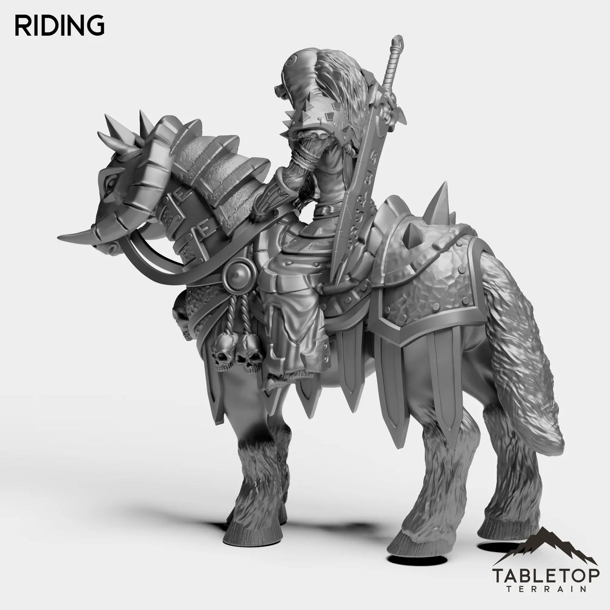 Tabletop Terrain Miniature DK Werewolf Female