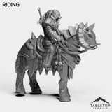 Tabletop Terrain Miniature DK Werewolf Female