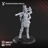 Tabletop Terrain Miniature Donna Mortale, Headhunter