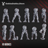 Tabletop Terrain Miniature Doomsday Lab Killers (build-kit)